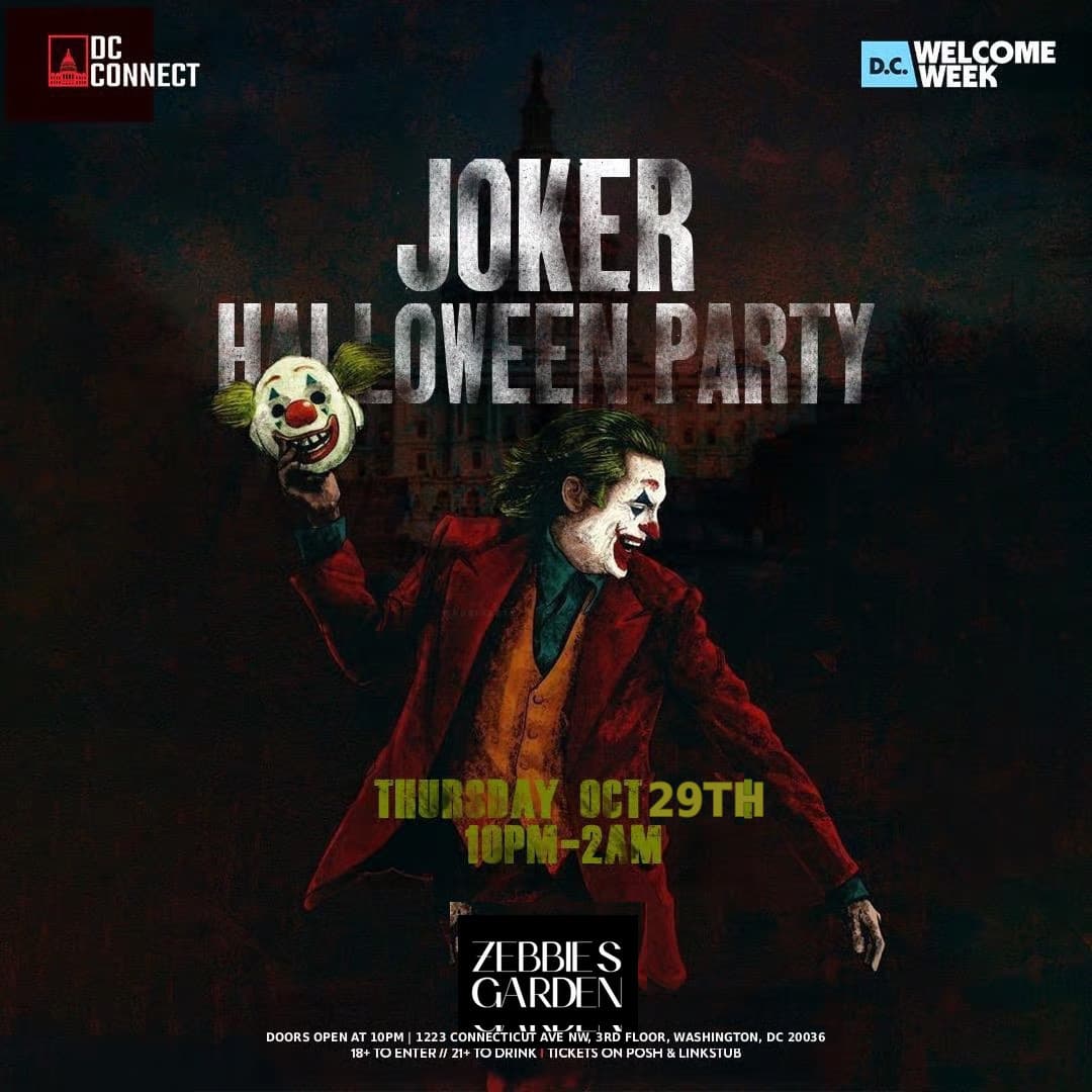 (18+) JOKER HALLOWEEN DANCE PARTY @ ZEBBIE’S