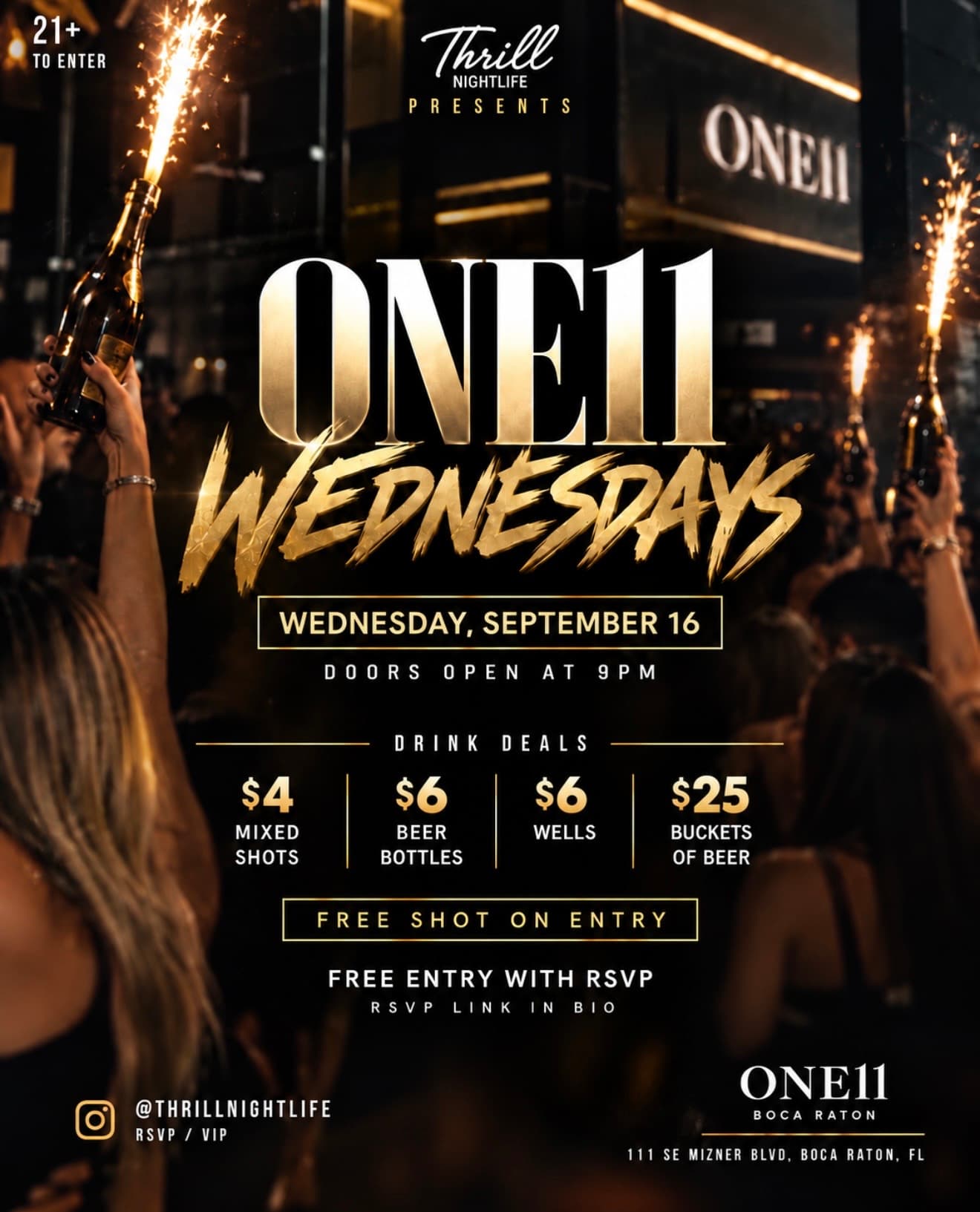 ONE11 WEDNESDAYS 9/16