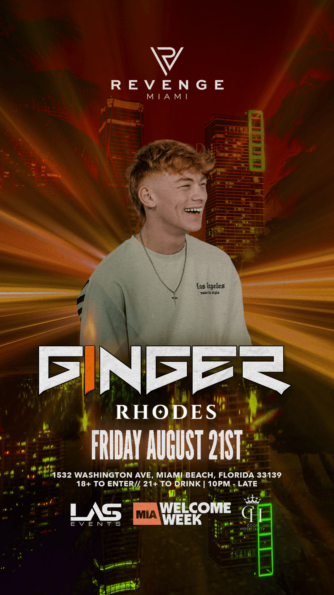 (18+) GINGER @ REVENGE 8/21