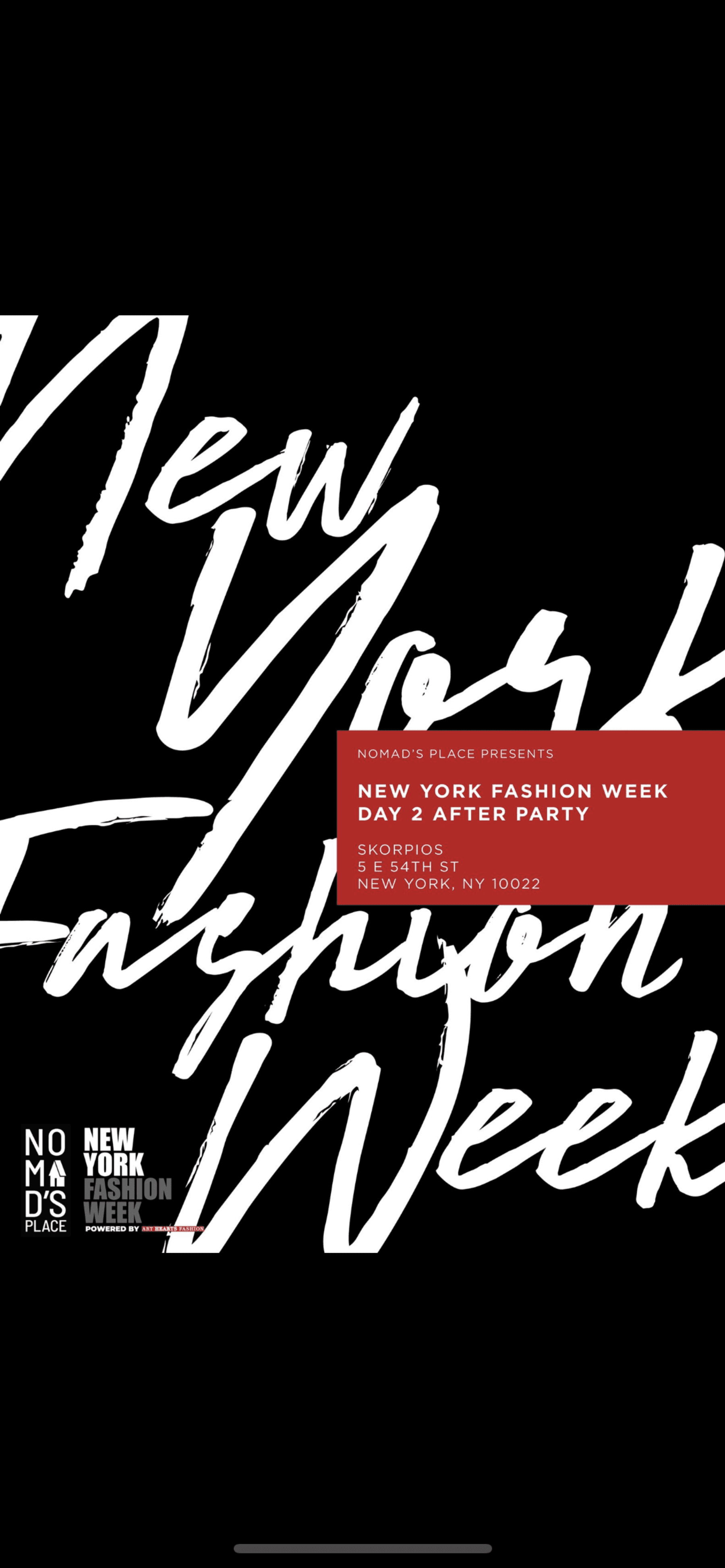 The New York Fashion Week Day 2 Afterparty