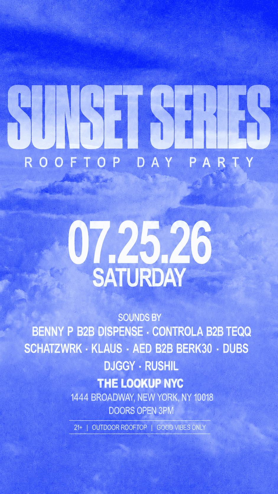 SUNSET SERIES @ THE LOOKUP NYC 7/25