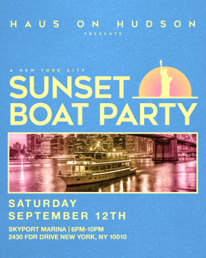 HAUS ON HUDSON BOAT PARTY 09/12