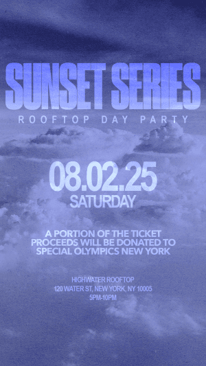 SPECIAL OLYMPICS FUNDRAISER SUNSET PARTY @ HIGHWATER ROOFTOP