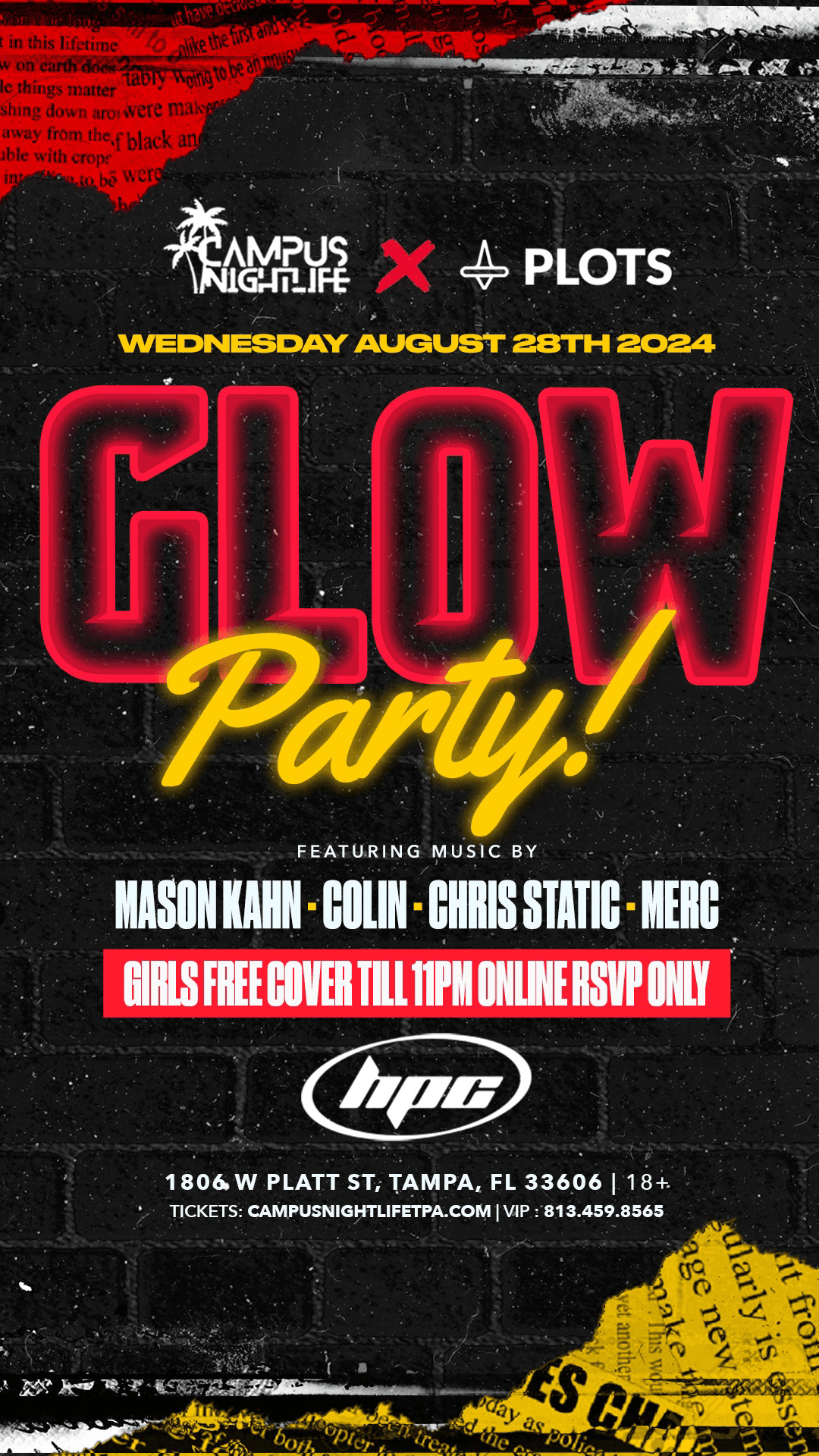 UTAMPA GLOW PARTY (18+)
