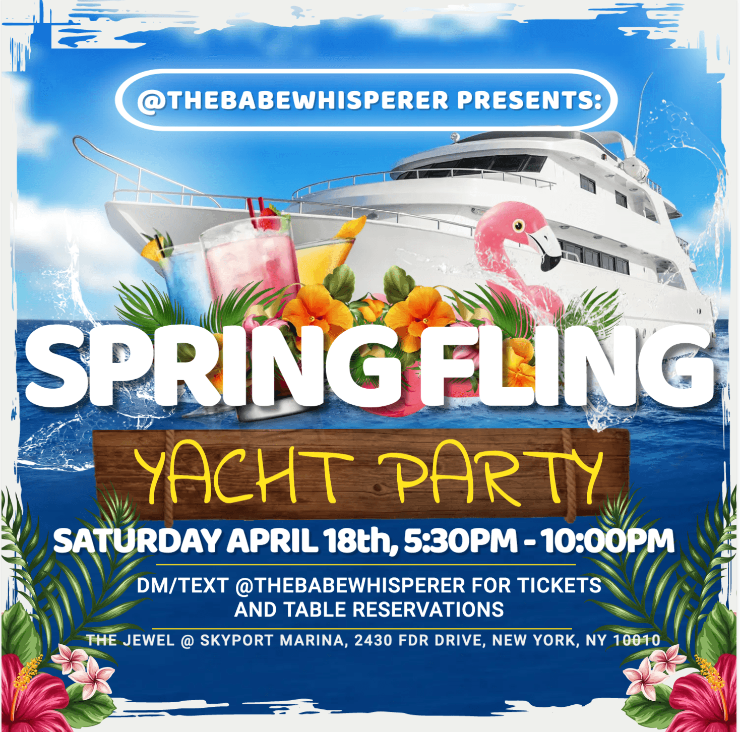 SUMMER FLING YACHT PARTY~!