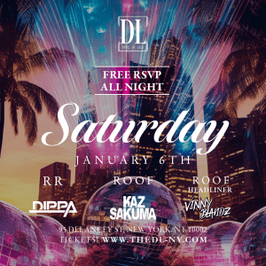 SATURDAY @ THE DL 1/6
