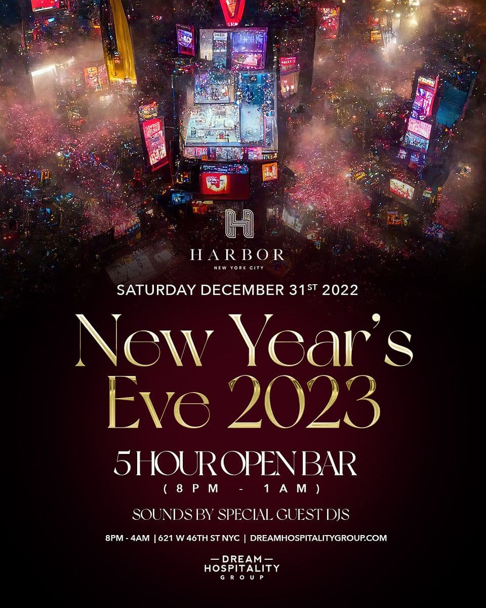 NEW YEARS EVE @ HARBOR NYC