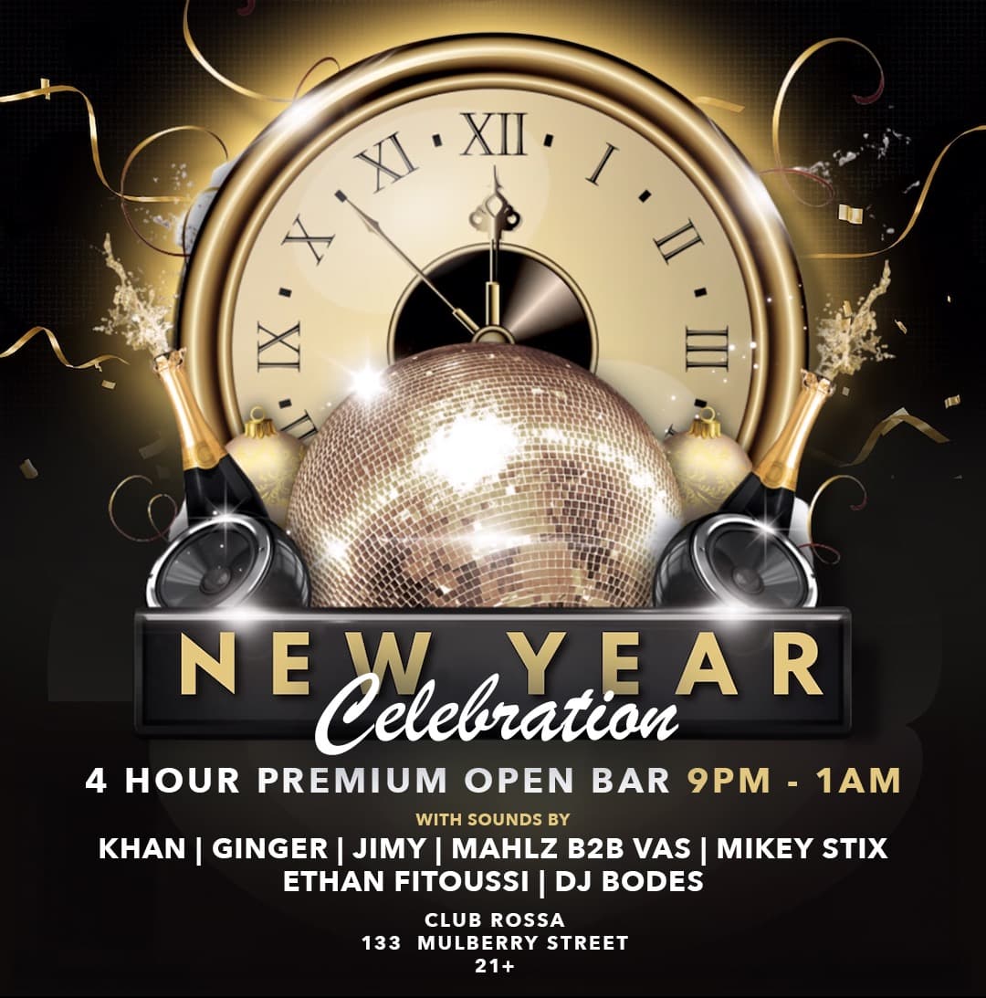 NEW YEARS EVE 2024 @ CLUB ROSSA