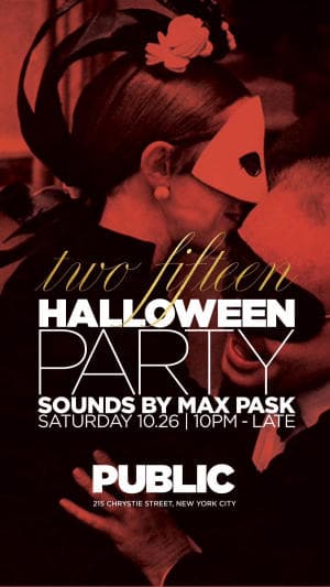 Halloween Sat Oct 26 at Public Hotel: Two Fifteen