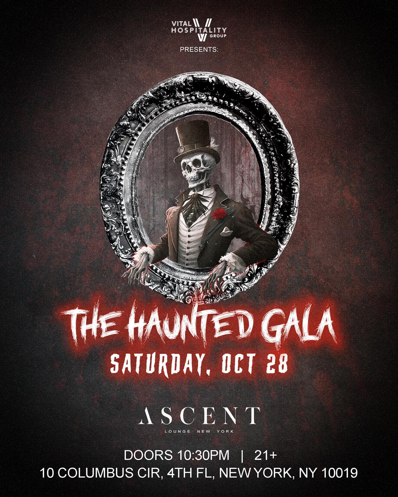 THE HAUNTED GALA 10/28 @ ASCENT LOUNGE