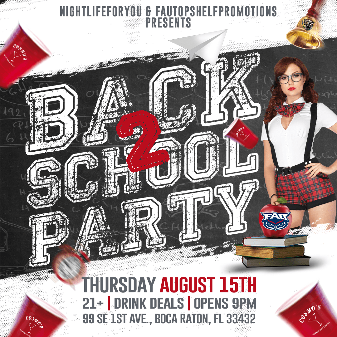 Back2School Thursday @ Cosmo’s 8/15