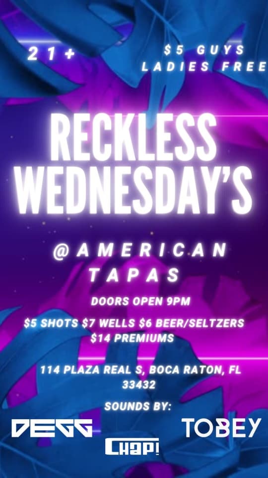 Reckless Wednesdays