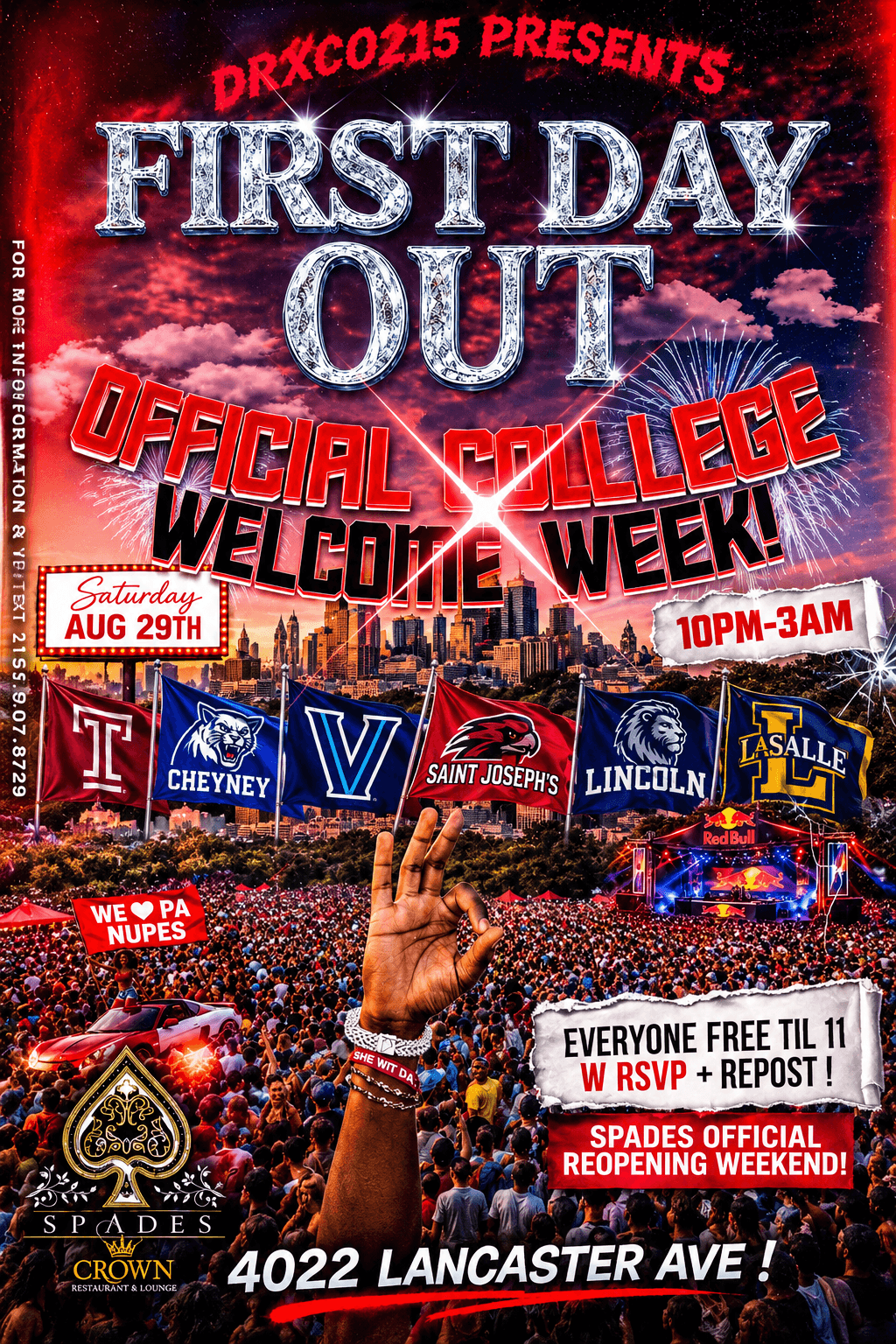 FIRST DAY OUT -WELCOME WEEK