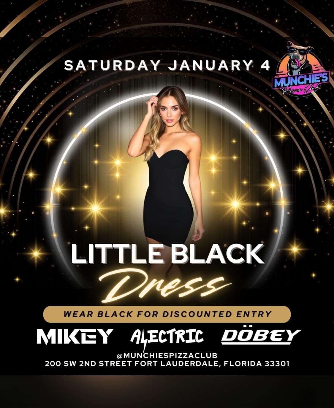 1/04 LITTLE BLACK DRESS @ MUNCHIE'S FORT LAUDERDALE