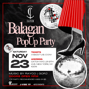 Balagan PopUp Party @ Catch Roof - Sat 11/23