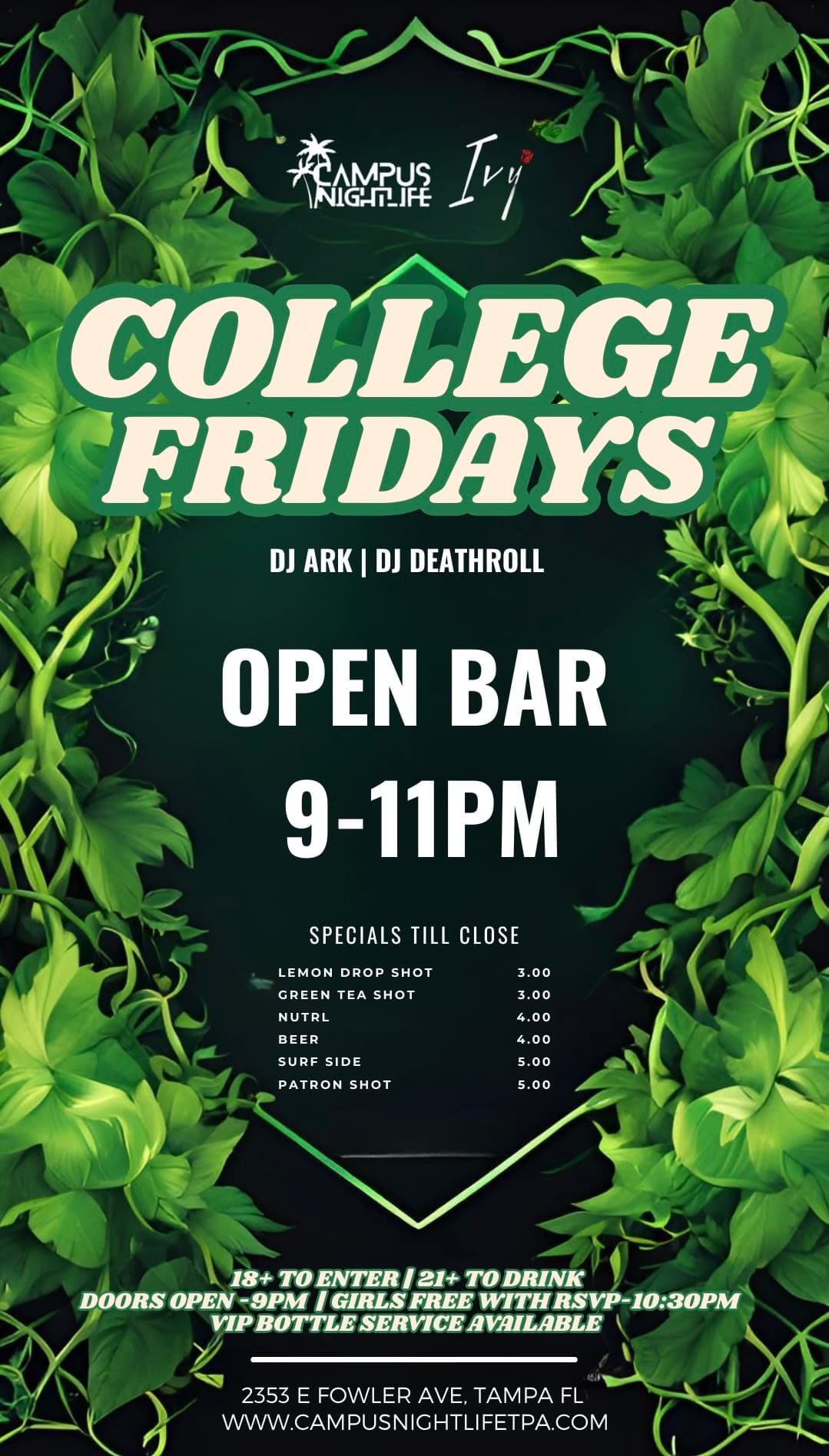 IVY COLLEGE FRIDAYS (WINTER EDITION)