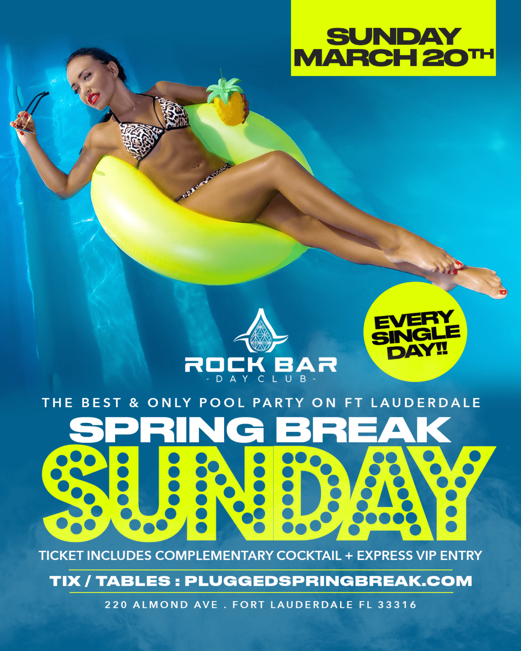 RockBar DayClub Sunday 3/20