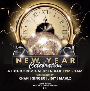 NEW YEARS EVE 2024 @ CLUB ROSSA