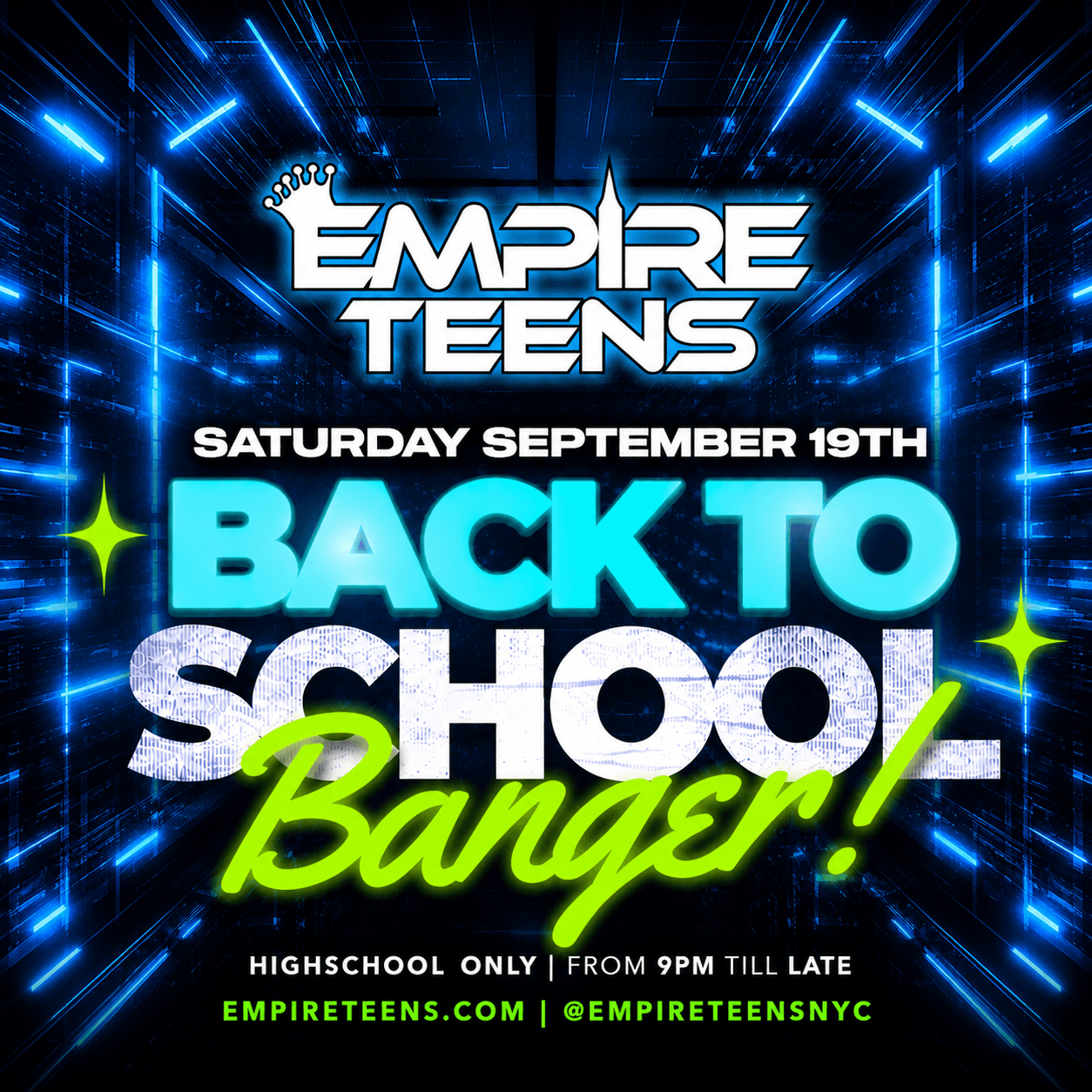 BACK TO SCHOOL BANGER 9/19