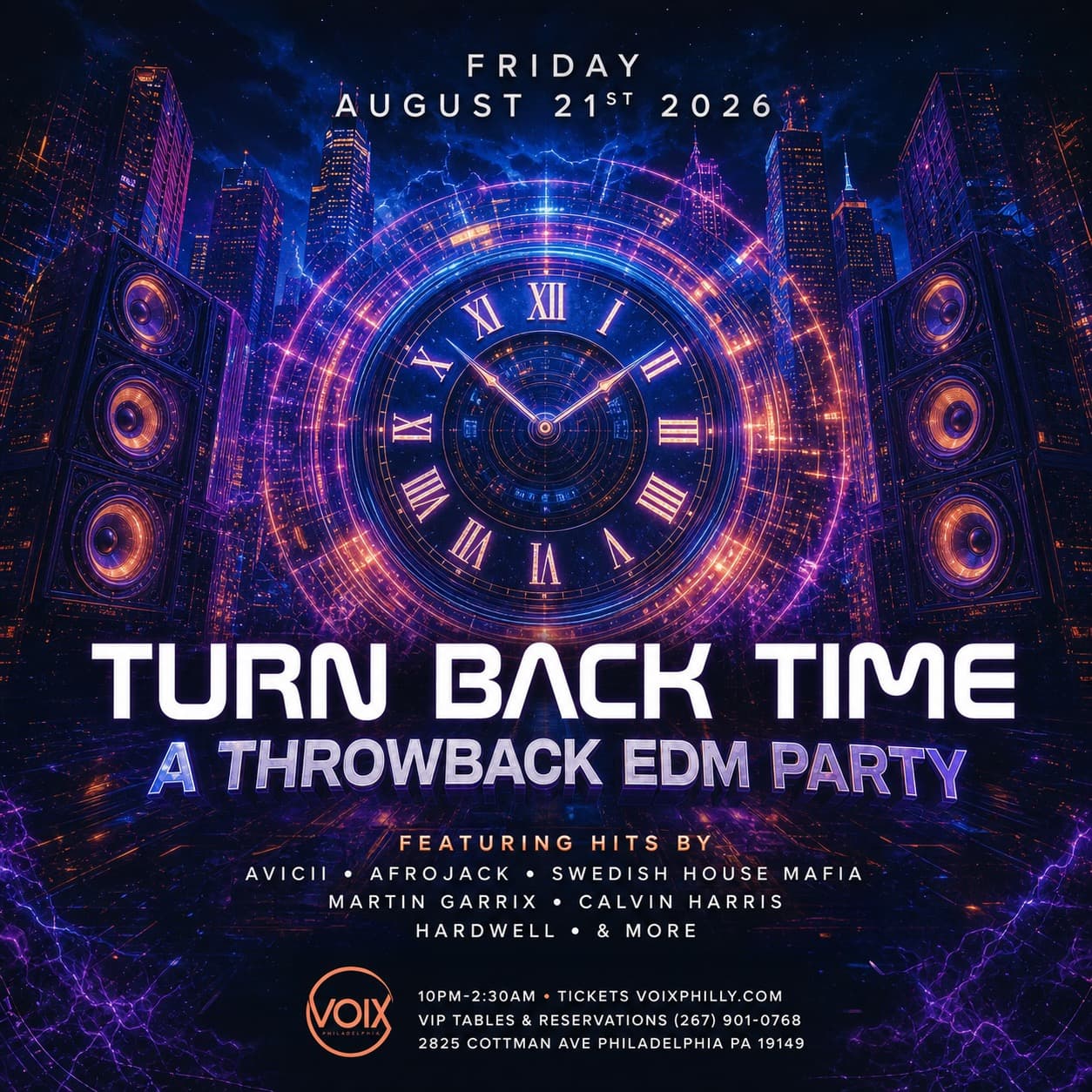 Turn Back Time: A Throwback EDM Party