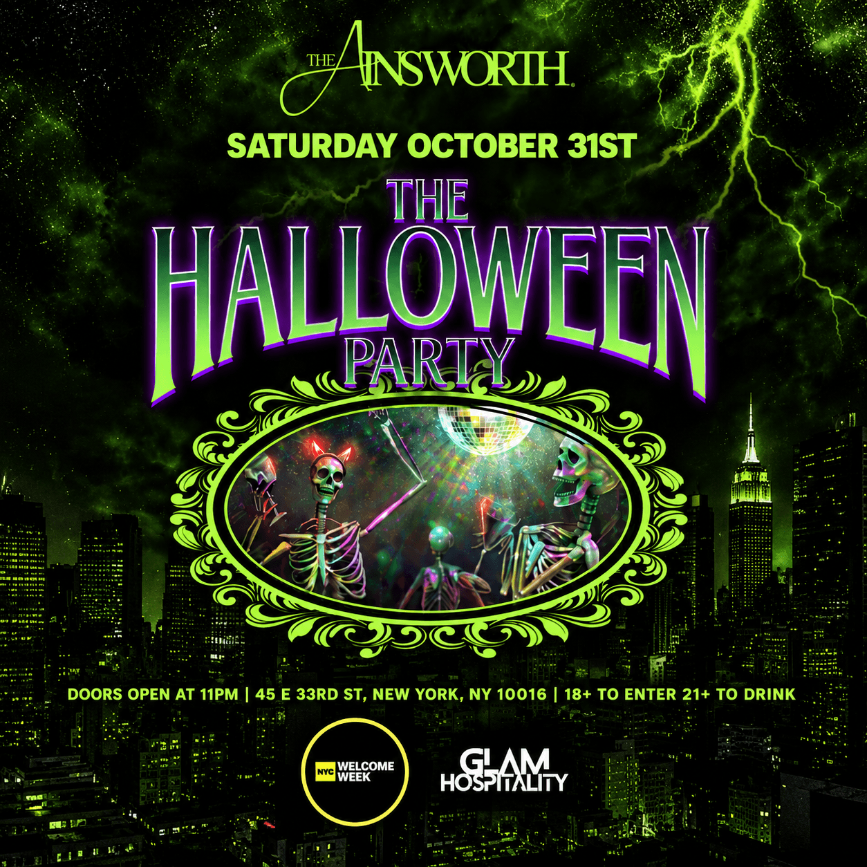 Halloween Night @ The Ainsworth 🎃