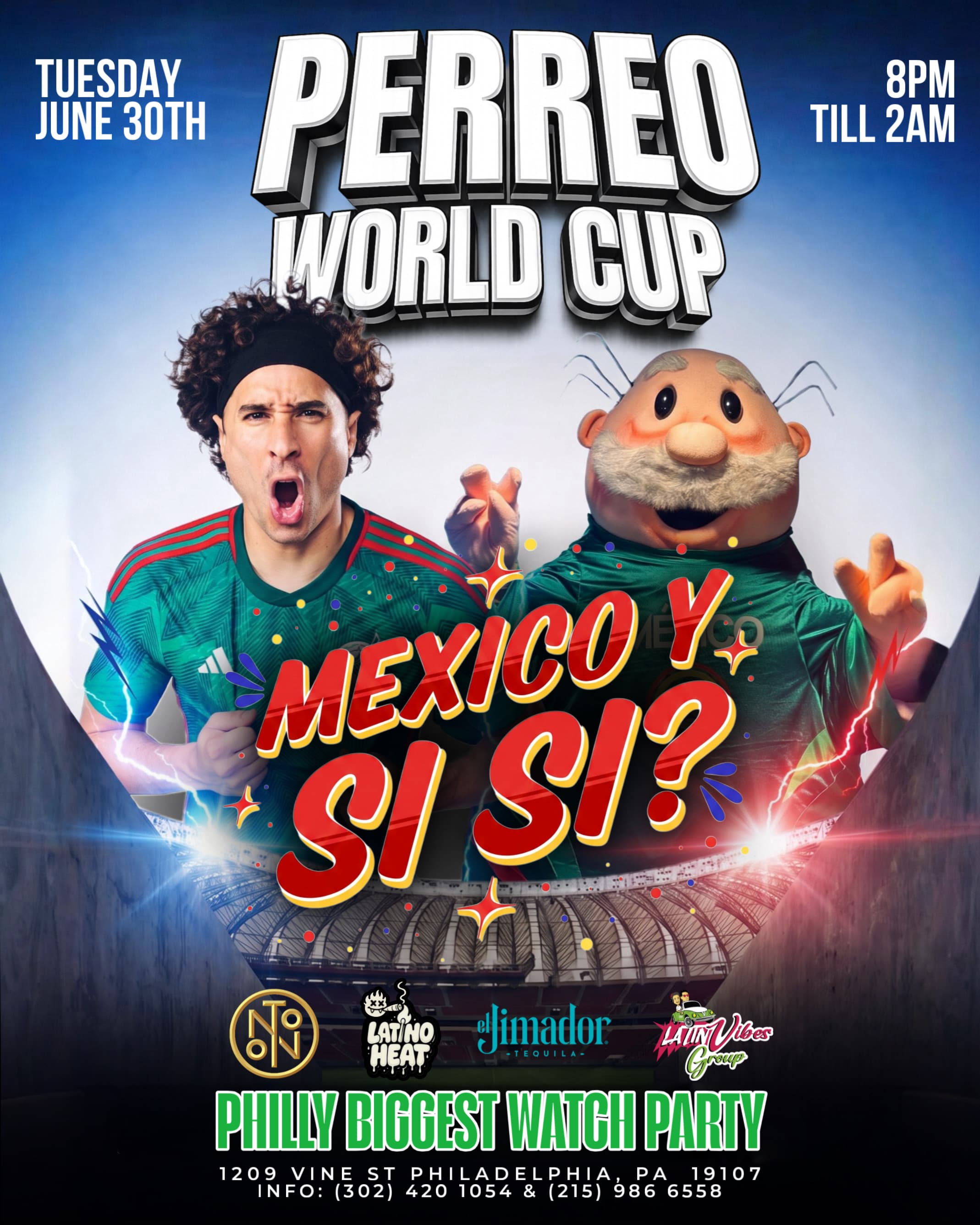 Perreo World Cup: Mexico Watch Party @ NOTO Philadelphia