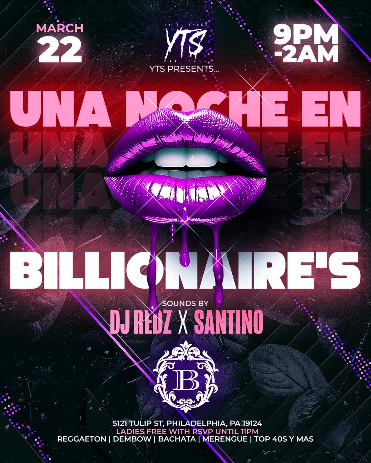 UNA NOCHE EN BILLIONAIRES