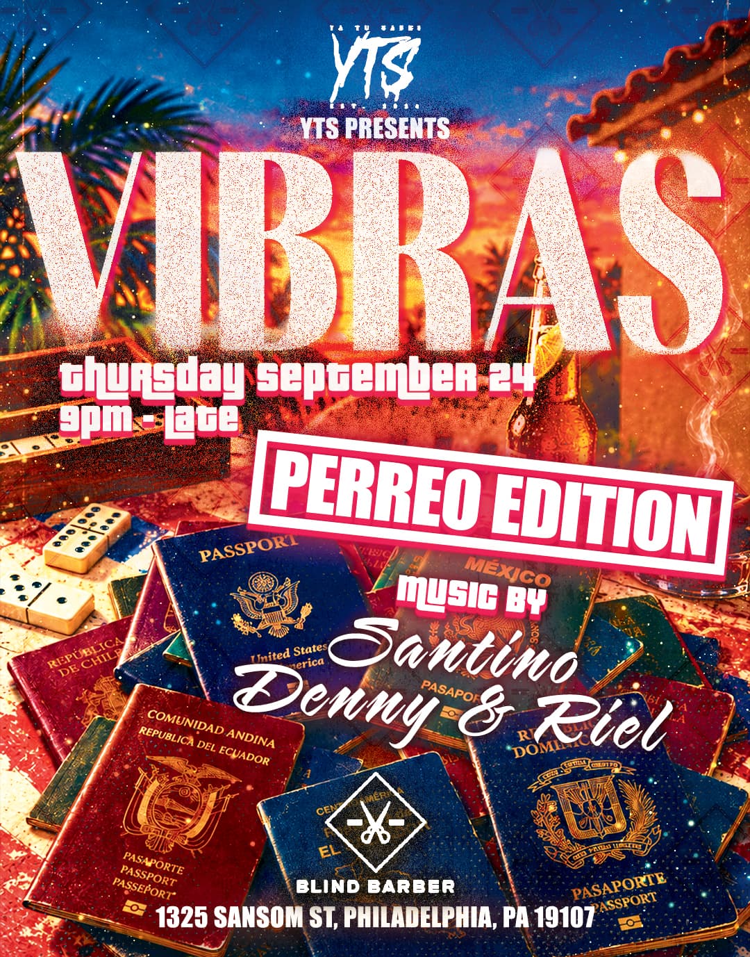 VIBRAS (Perreo Edition) @ BlindBarber Philadelphia