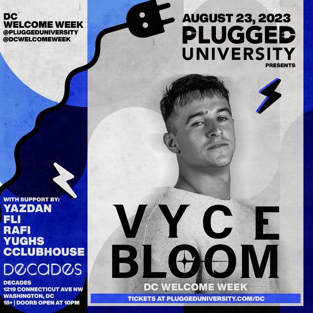 DC WELCOME WEEK @ DECADES 8/23