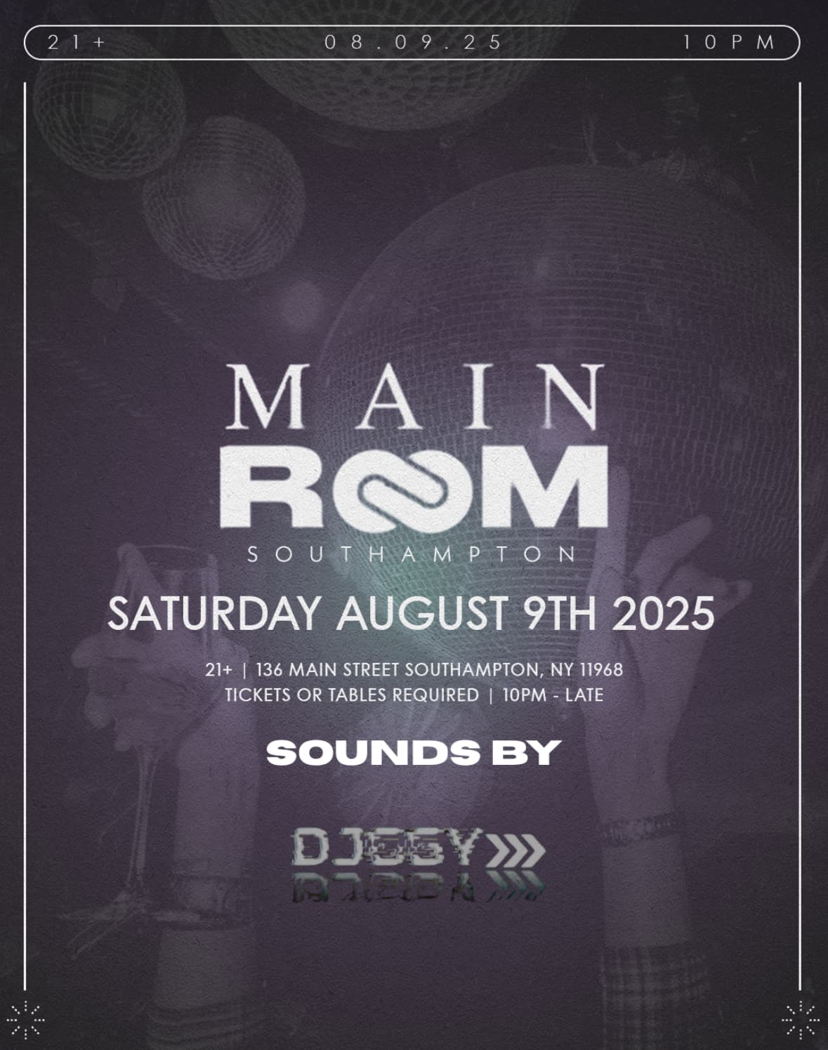 MAIN ROOM SOUTHAMPTON - AUGUST 9TH
