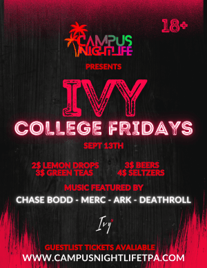 IVY COLLEGE FRIDAYS (FALL EDITION)