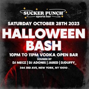 HALLOWEEN BASH SAT 10/28 @ SUCKER PUNCH