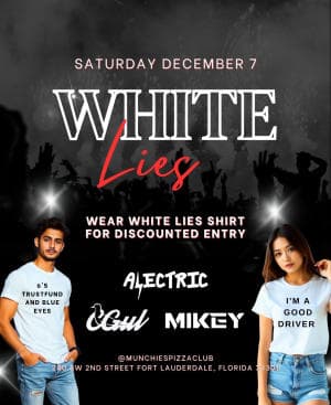 12/07 WHITE LIES @ MUNCHIE'S FORT LAUDERDALE