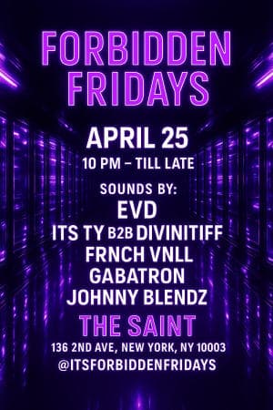 THE Saint FRIDAY 4/25