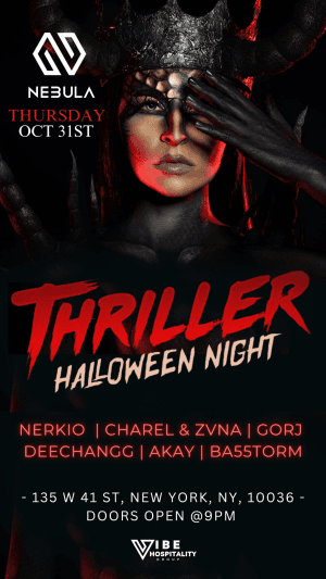 OFFICIAL HALLOWEEN PARADE AFTER PARTY @ NEBULA NYC - HALLOWEEN PARTY 10/31.