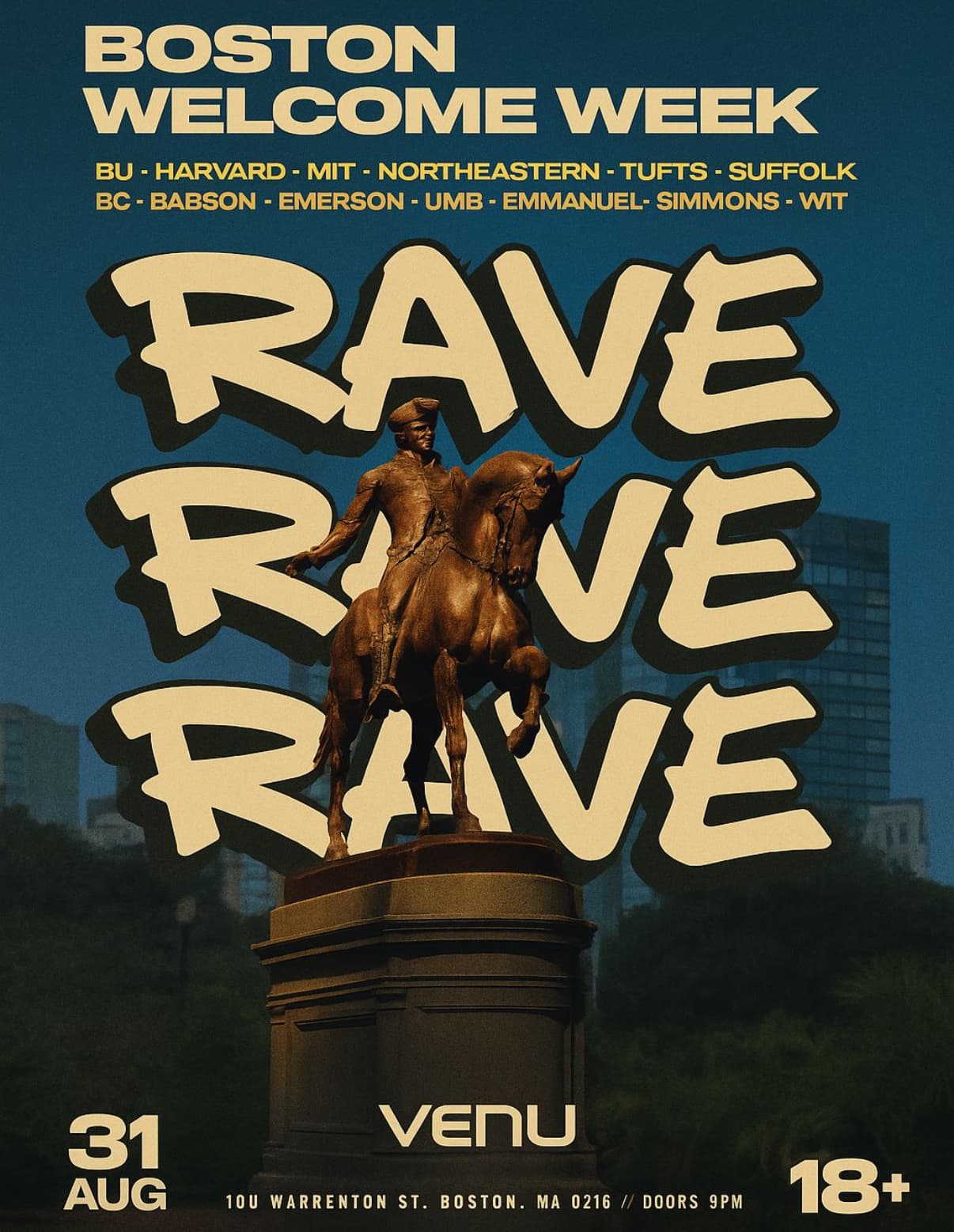 (18+) WELCOME WEEK RAVE @ VENU