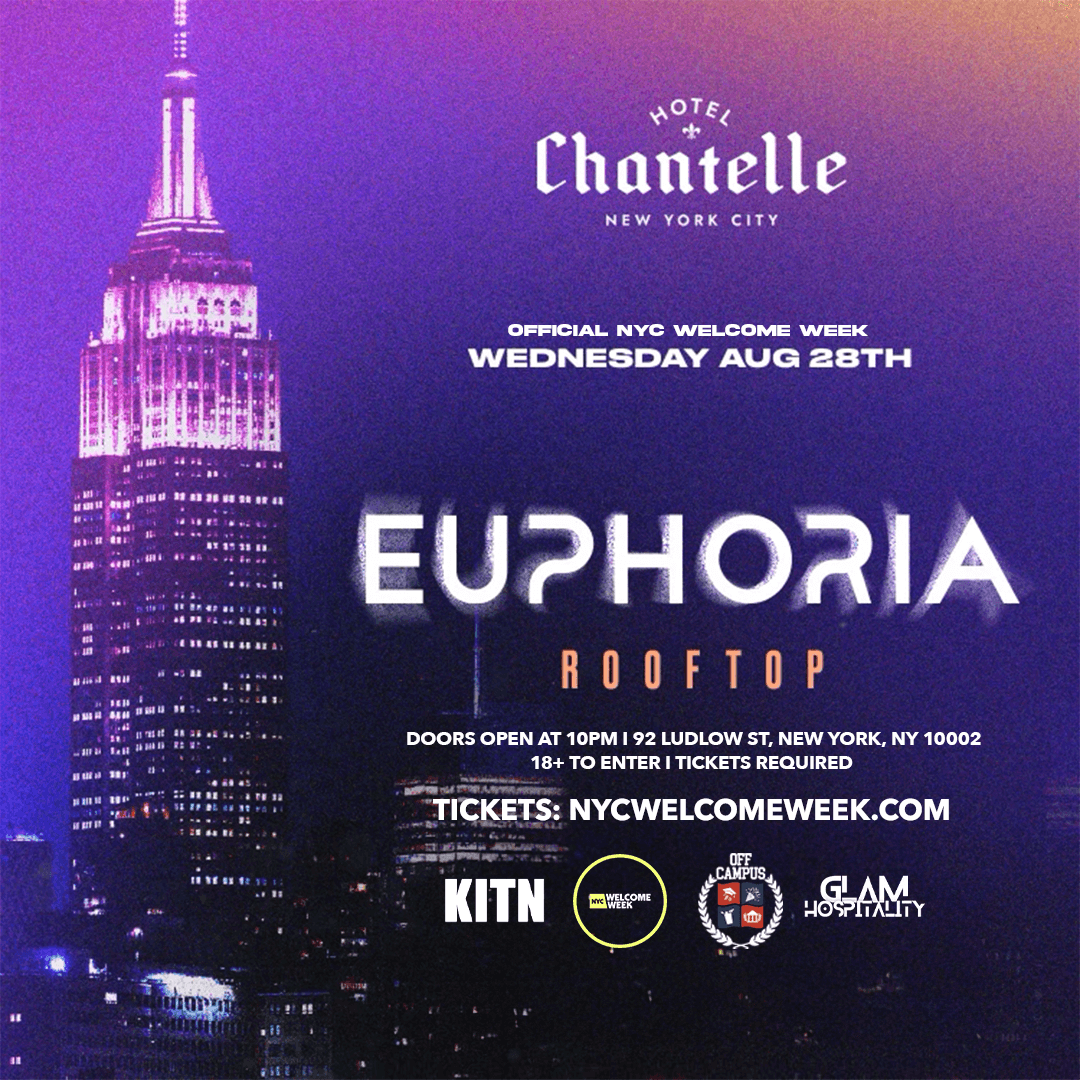 (18+) WELCOME WEEK DAY 3- EUPHORIA ROOFTOP