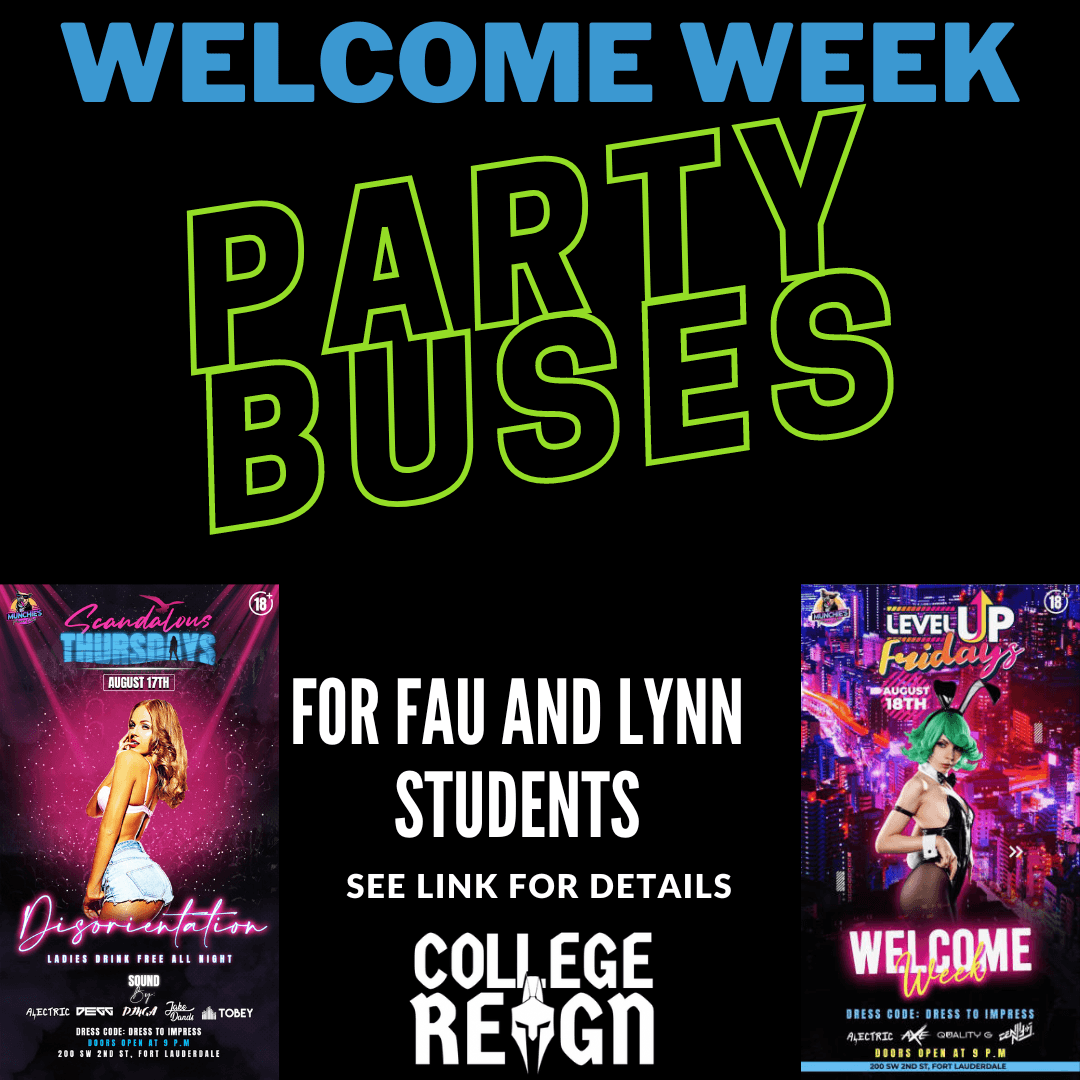 Welcome Week Party Buses