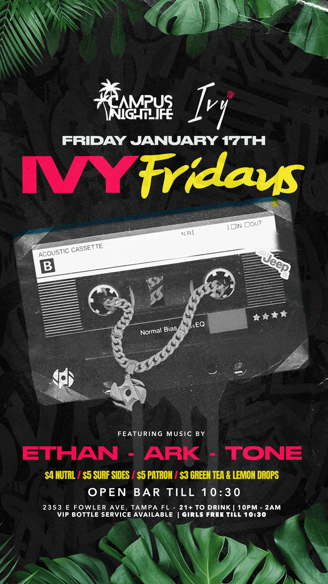 IVY COLLEGE FRIDAYS