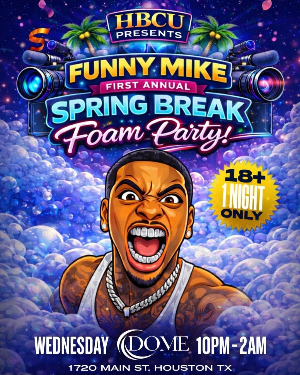 Funny Mike-First Annual Spring Break Foam Party