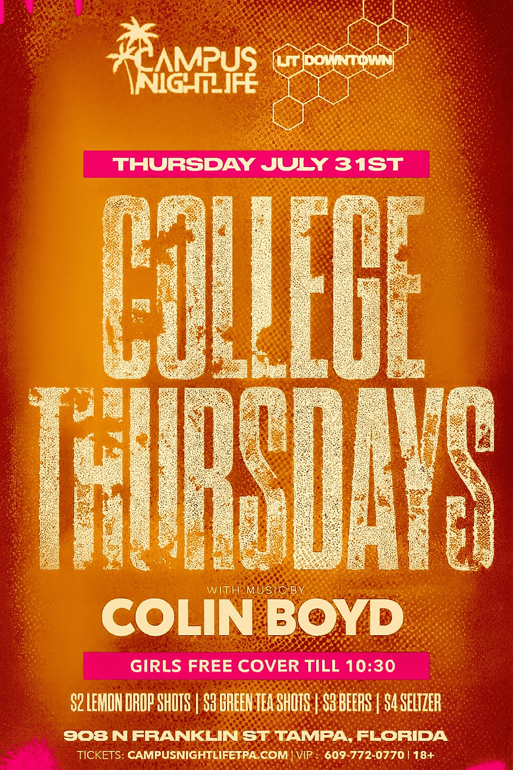 LIT COLLEGE THURSDAYS (SUMMER EDITION)