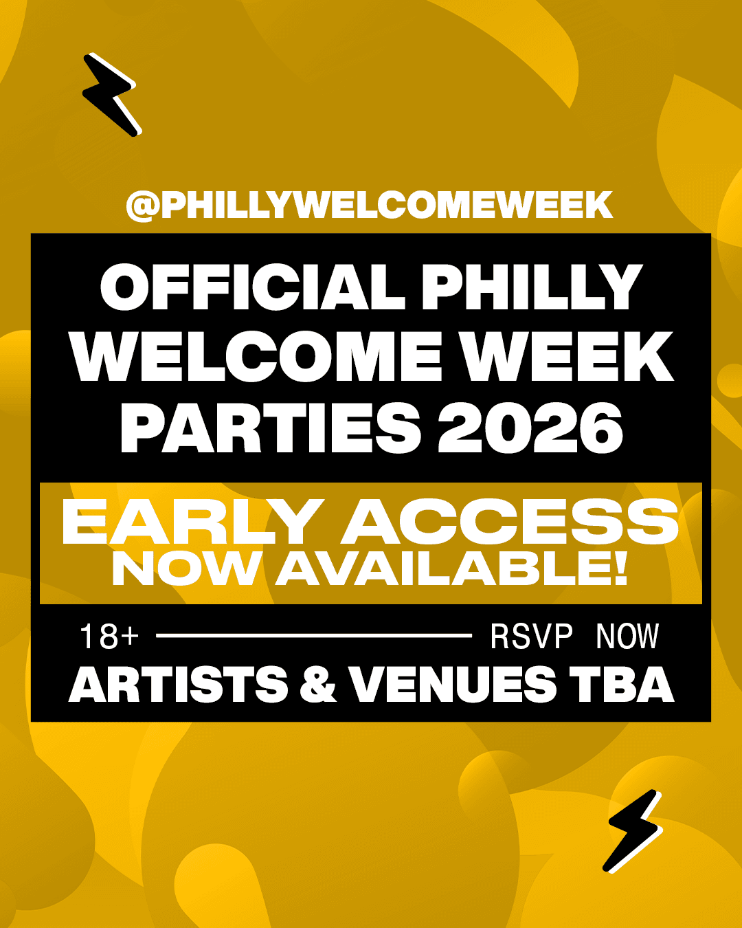 OFFICIAL PHILLY WELCOME WEEK PARTIES 2026