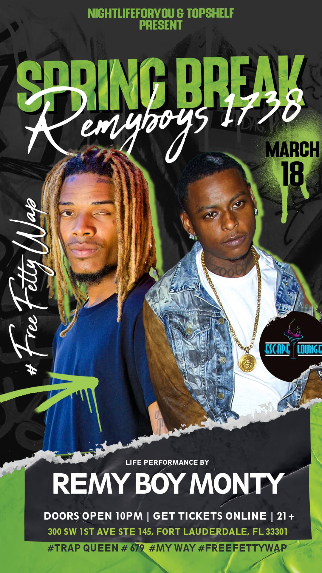Monty @ ESCAPE LOUNGE FTL