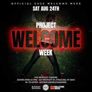 SYRACUSE WELCOME WEEK - PROJECT X