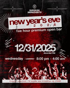 Superior Ingredients NYE 2026 Party