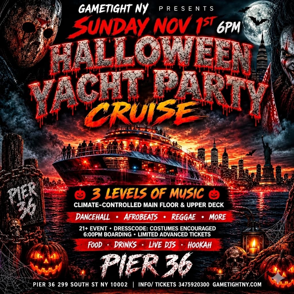 HALLOWEEN YACHT CRUISE PARTY 11/1