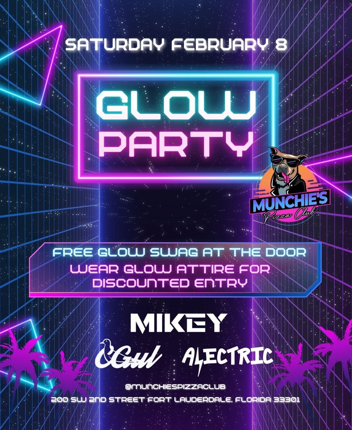 2/08 GLOW PARTY @ MUNCHIE'S FORT LAUDERDALE