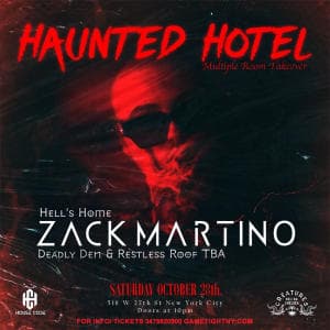 Selina Chelsea Hotel Zack Martino Halloween Rooftop Party 2023