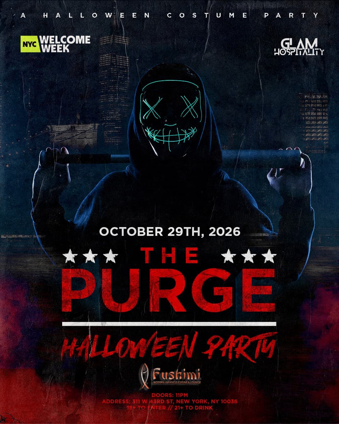 (18+) THE PURGE - HALLOWEEN PARTY 10/29
