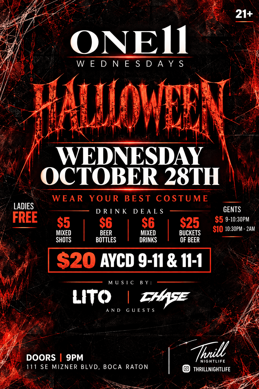 ONE11 WEDNESDAYS | OCTOBER 28TH